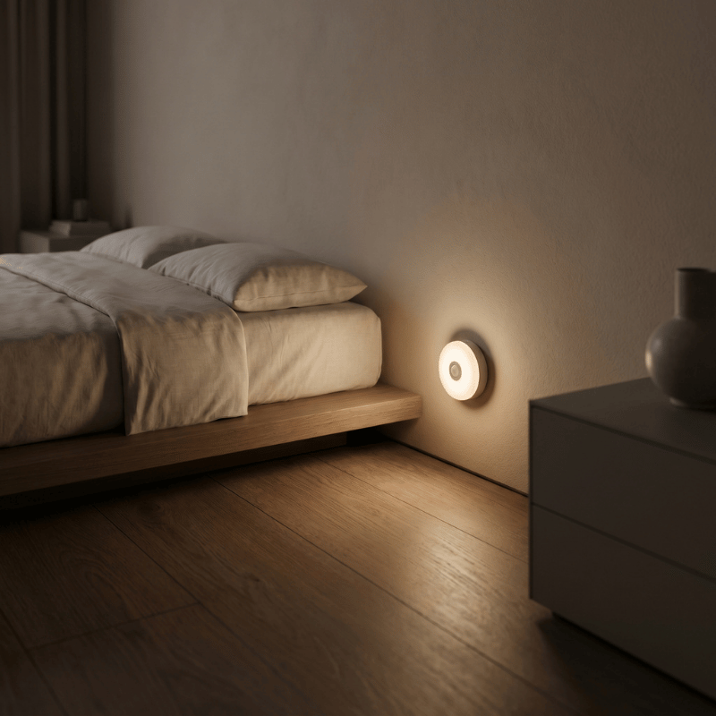 GlowSense Night Light  - Wireless LED sensor lamp for bedroom, stairs & closets
