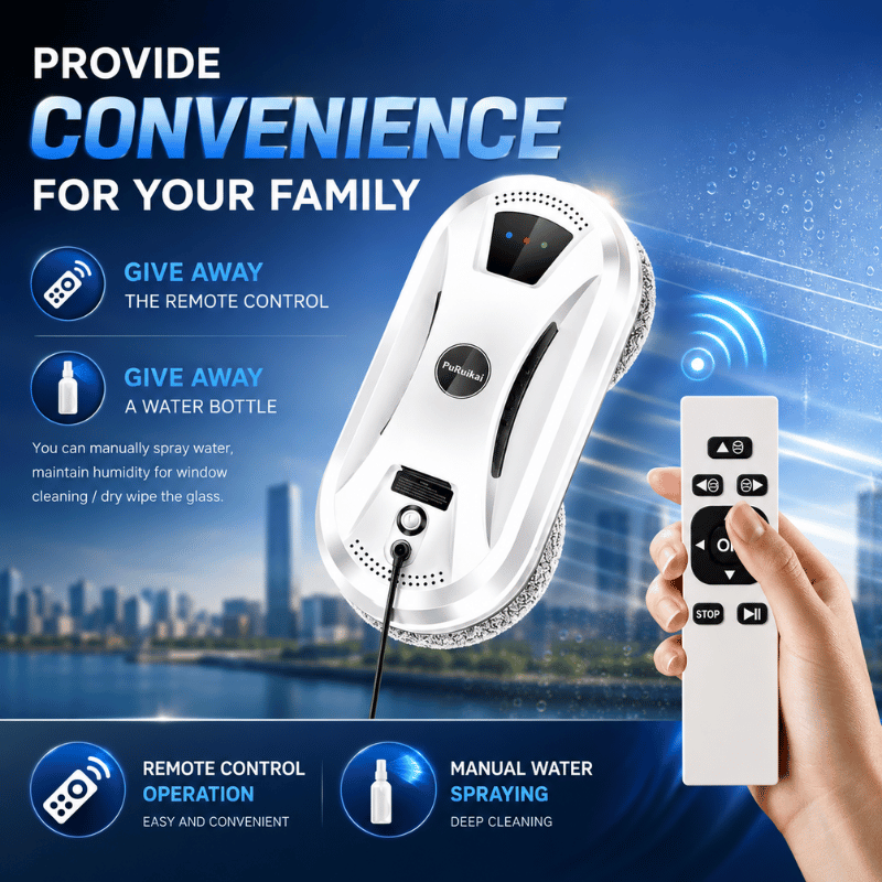 GlassMate Ultra - Smart robot vacuum and window cleaner for effortless home maintenance