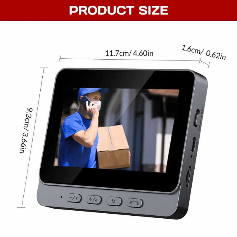 VisionBell - Smart WiFi doorbell with HD camera and two-way intercom