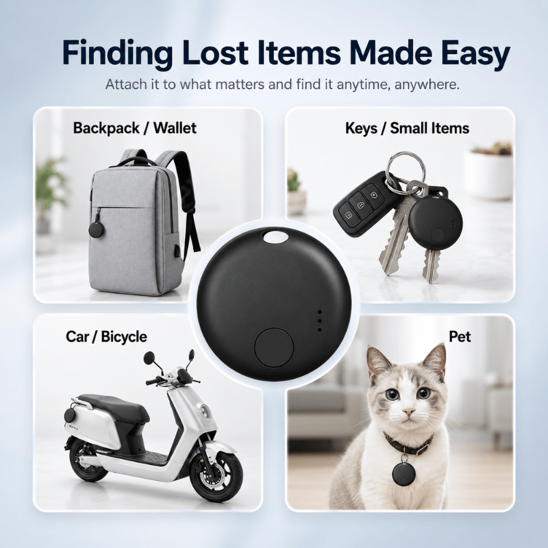 GeoSync Smart Tag - Smart GPS tracker with Google Find My, Bluetooth, and Android compatibility