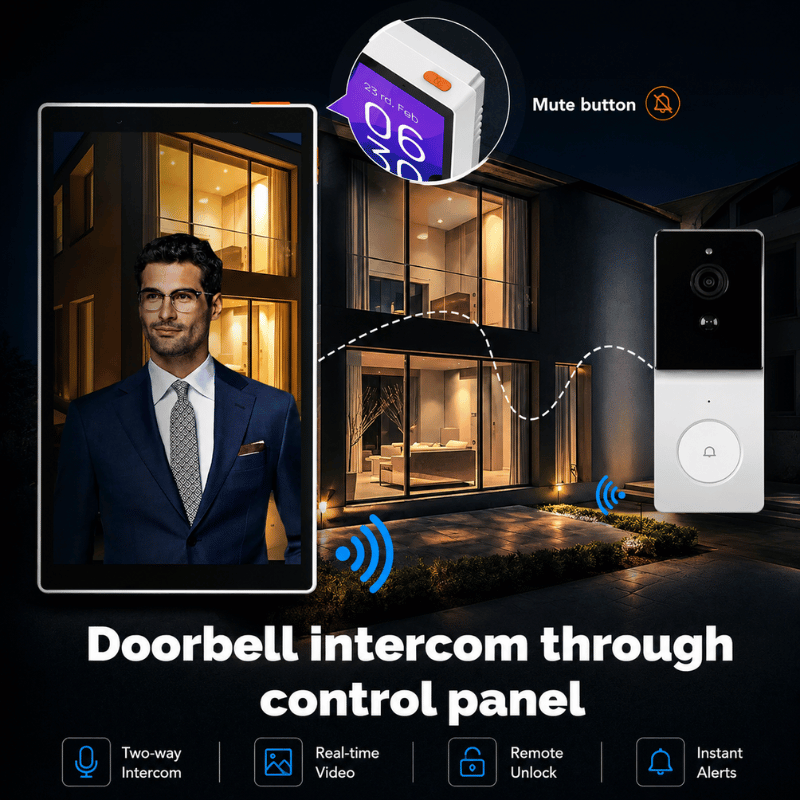 SmartView Control Hub - Smart 5-inch touch panel with WiFi, Alexa, Zigbee, and built-in scene control
