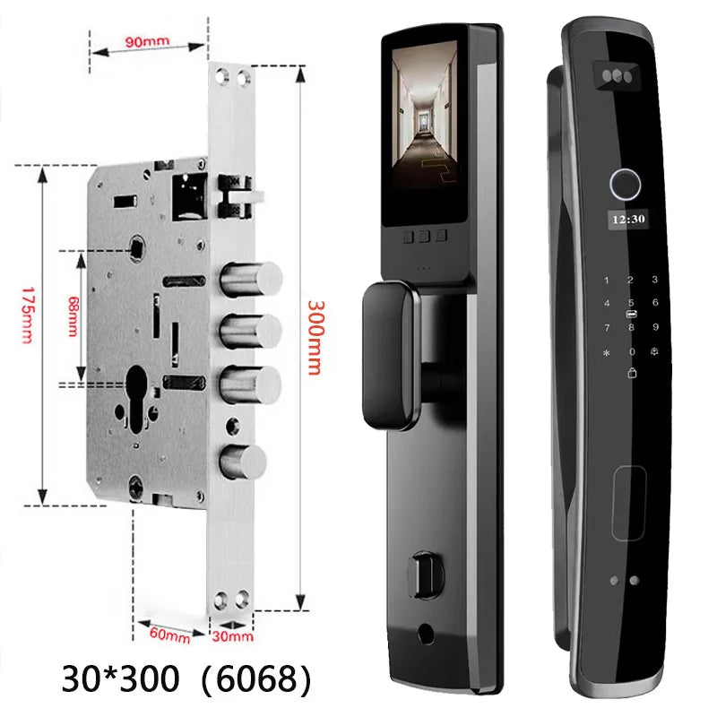 BioGuard Smart Lock - Smart biometric door lock with fingerprint, password, IC card & app control