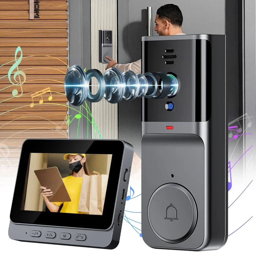 VisionBell - Smart WiFi doorbell with HD camera and two-way intercom