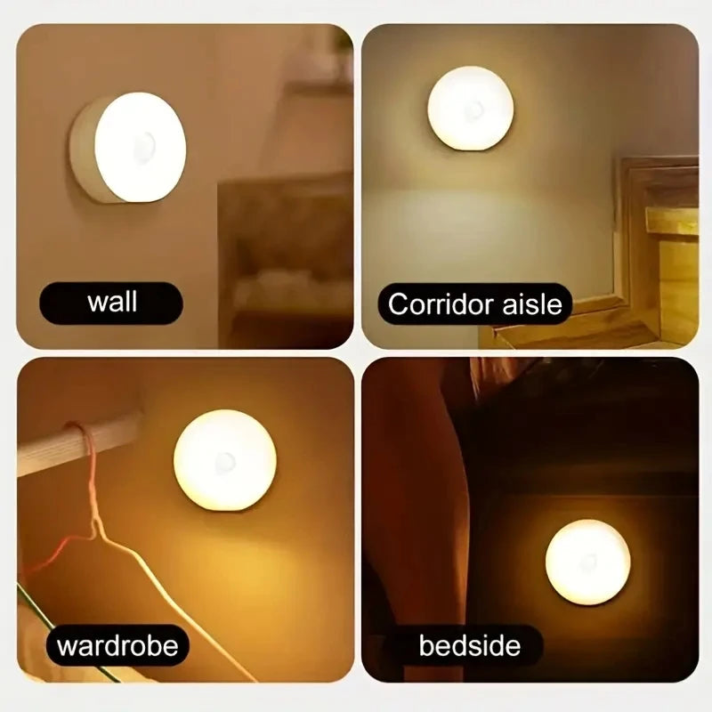 GlowSense Night Light  - Wireless LED sensor lamp for bedroom, stairs & closets