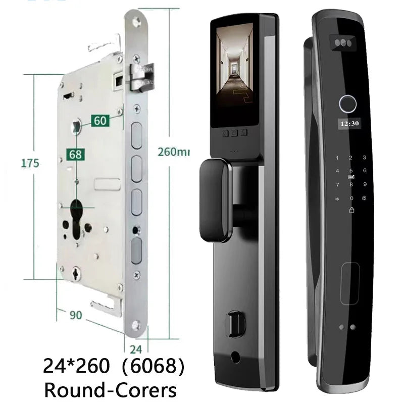 BioGuard Smart Lock - Smart biometric door lock with fingerprint, password, IC card & app control