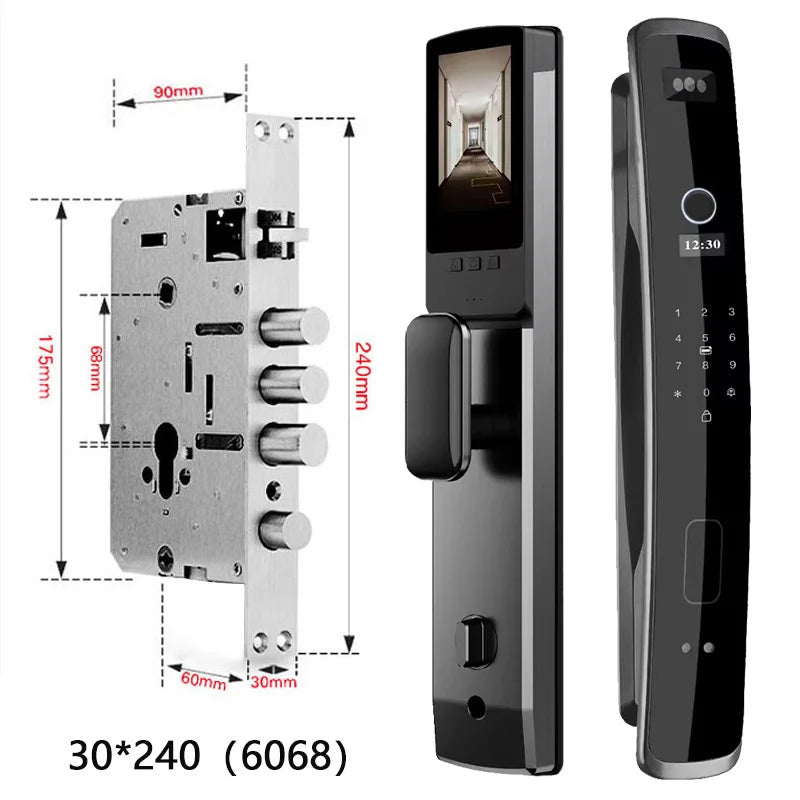 BioGuard Smart Lock - Smart biometric door lock with fingerprint, password, IC card & app control
