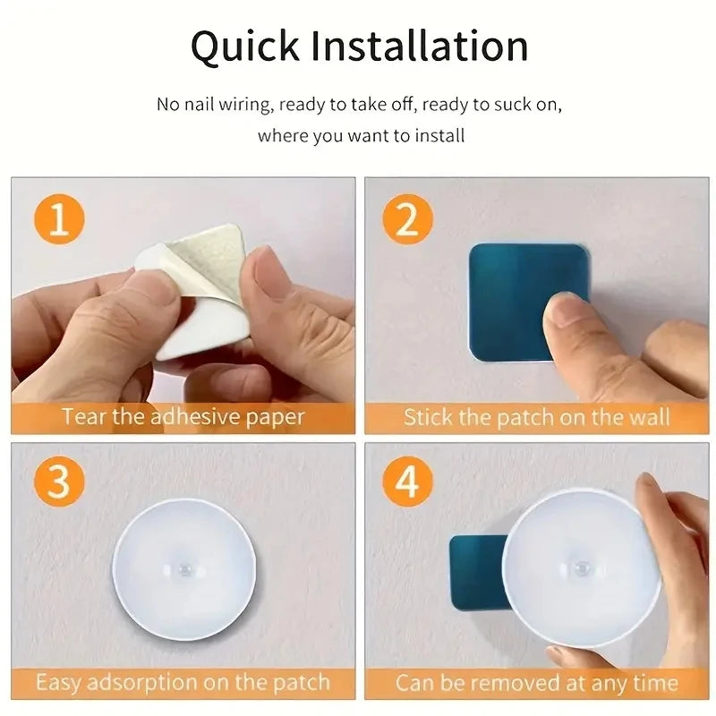 GlowSense Night Light  - Wireless LED sensor lamp for bedroom, stairs & closets