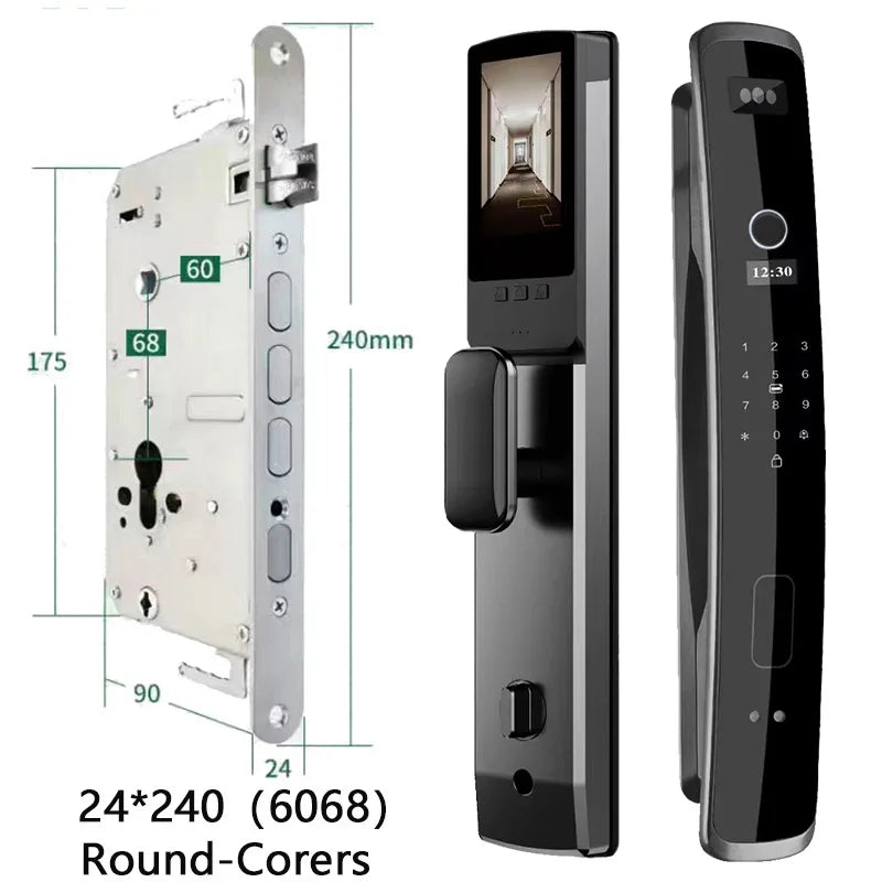 BioGuard Smart Lock - Smart biometric door lock with fingerprint, password, IC card & app control