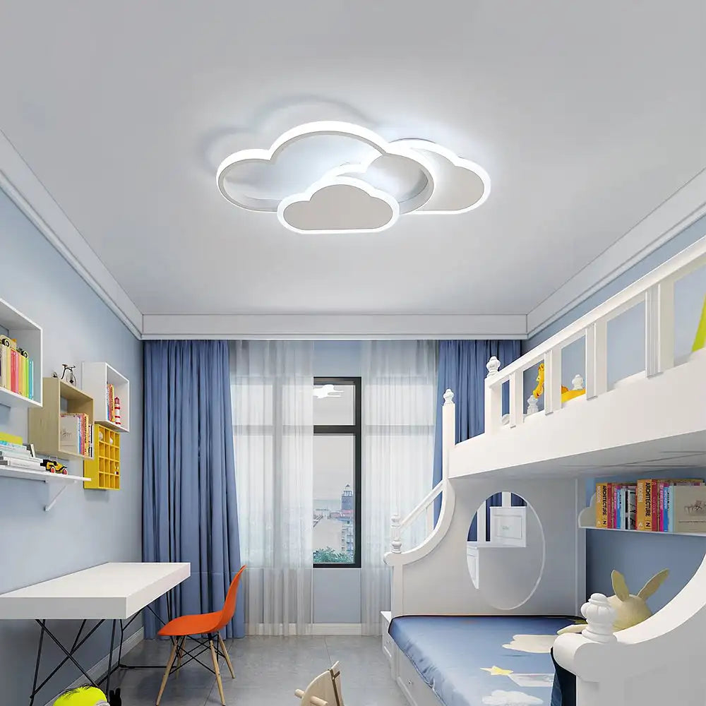 LumiCloud Remote LED - Creative cloud LED ceiling lamp, dimmable 3000K–6500K with remote control