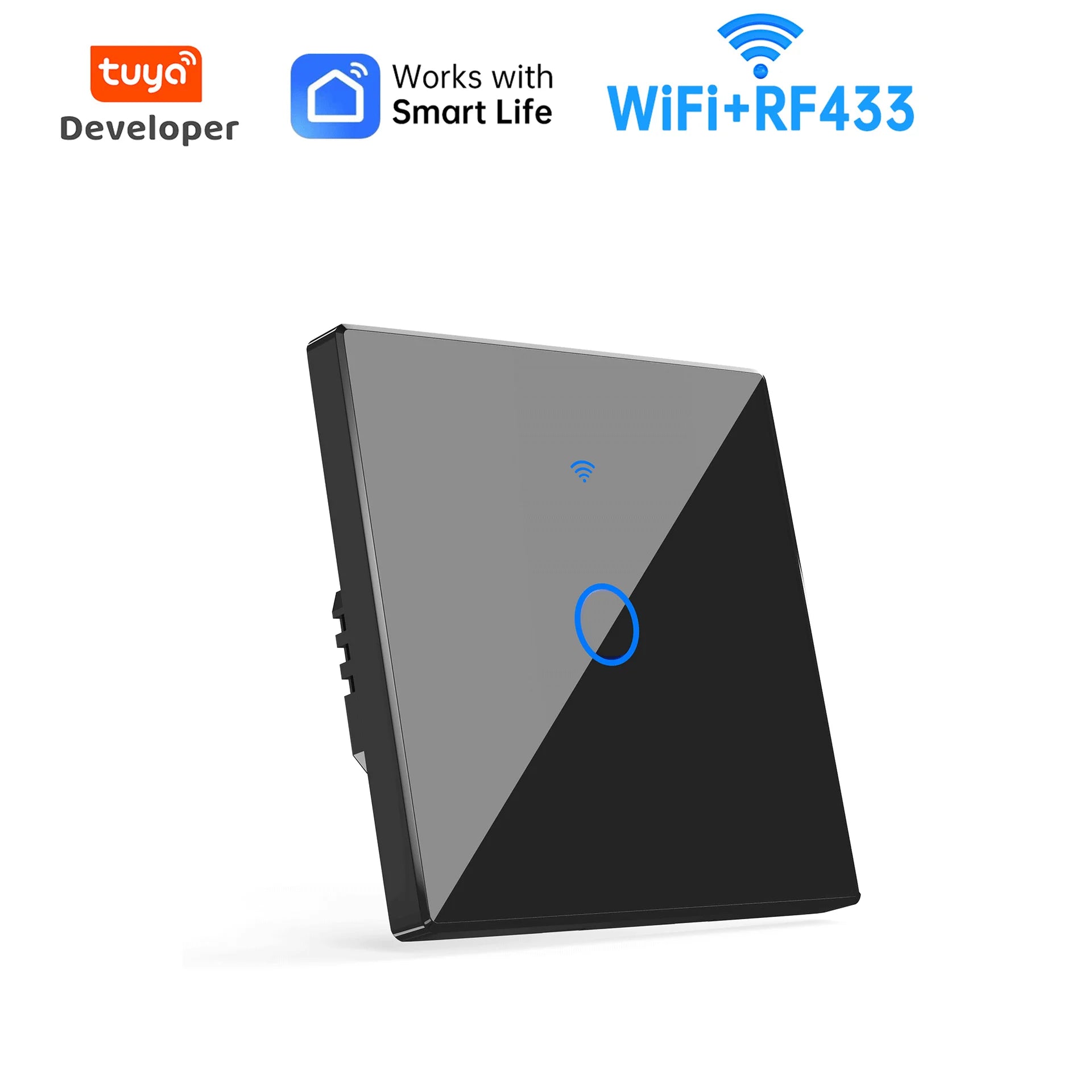 TuyaLink Wall Controller - Tuya touch wall switch with remote sockets, works with Alexa & Google