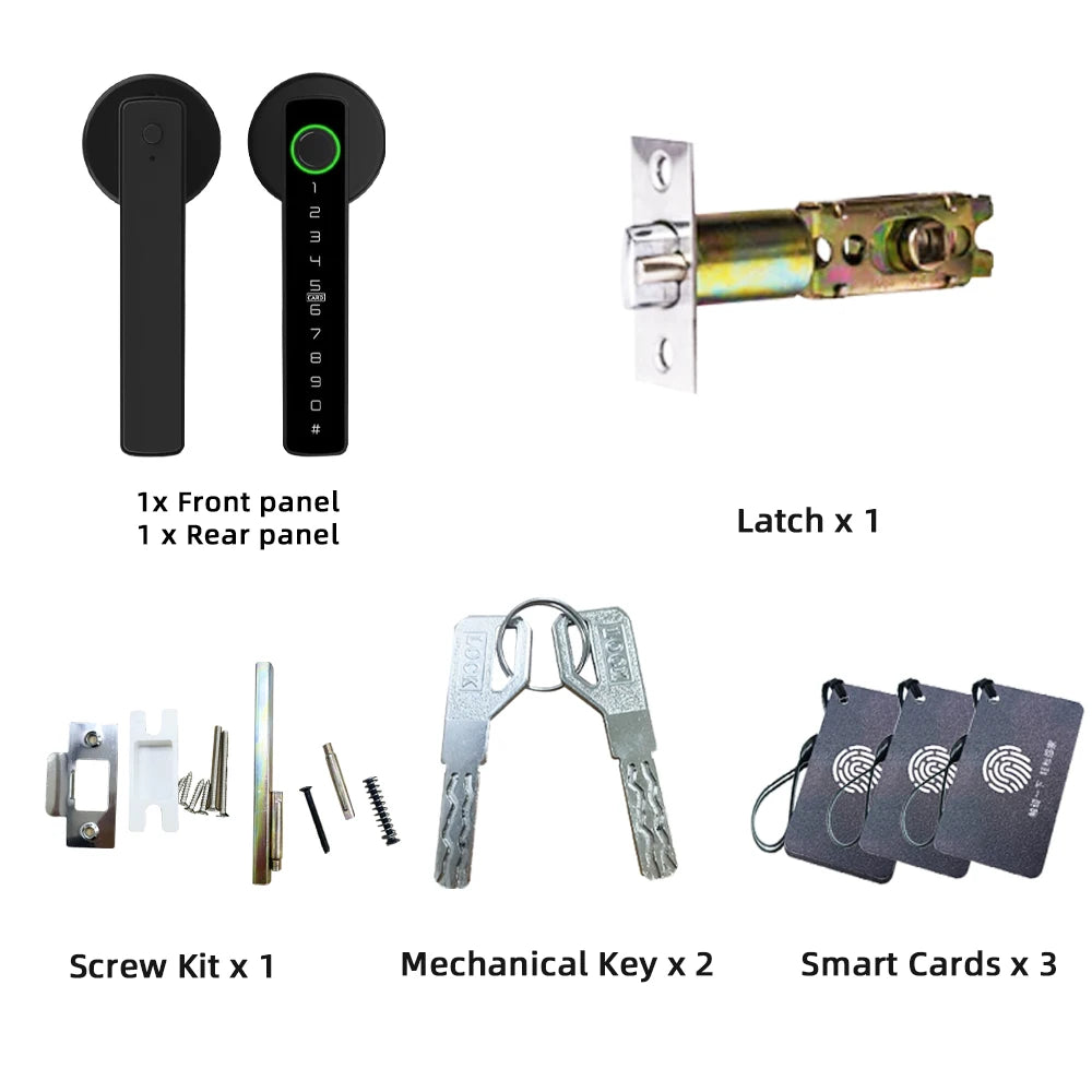 SecureTouch - Advanced digital lock with fingerprint & app control