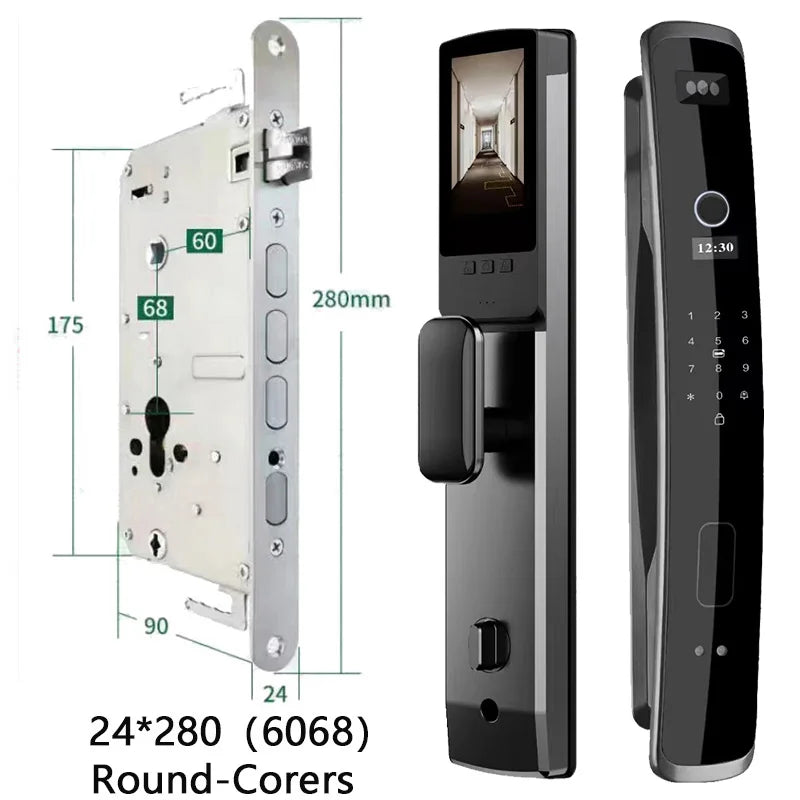 BioGuard Smart Lock - Smart biometric door lock with fingerprint, password, IC card & app control