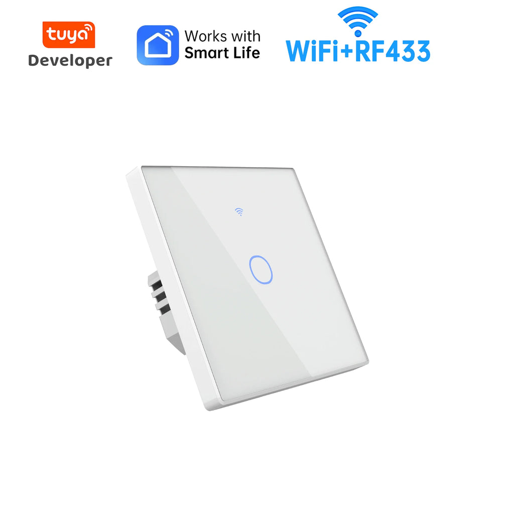 TuyaLink Wall Controller - Tuya touch wall switch with remote sockets, works with Alexa & Google