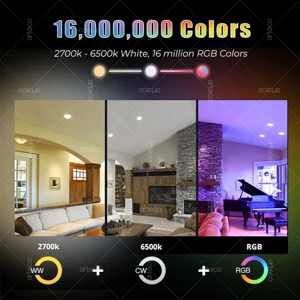 LumiSmart RGB Bulb - Smart RGB LED bulb with WiFi, Zigbee, Bluetooth, Alexa & Google control