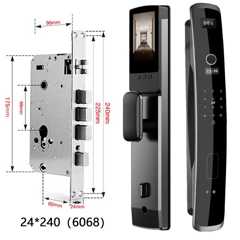 BioGuard Smart Lock - Smart biometric door lock with fingerprint, password, IC card & app control